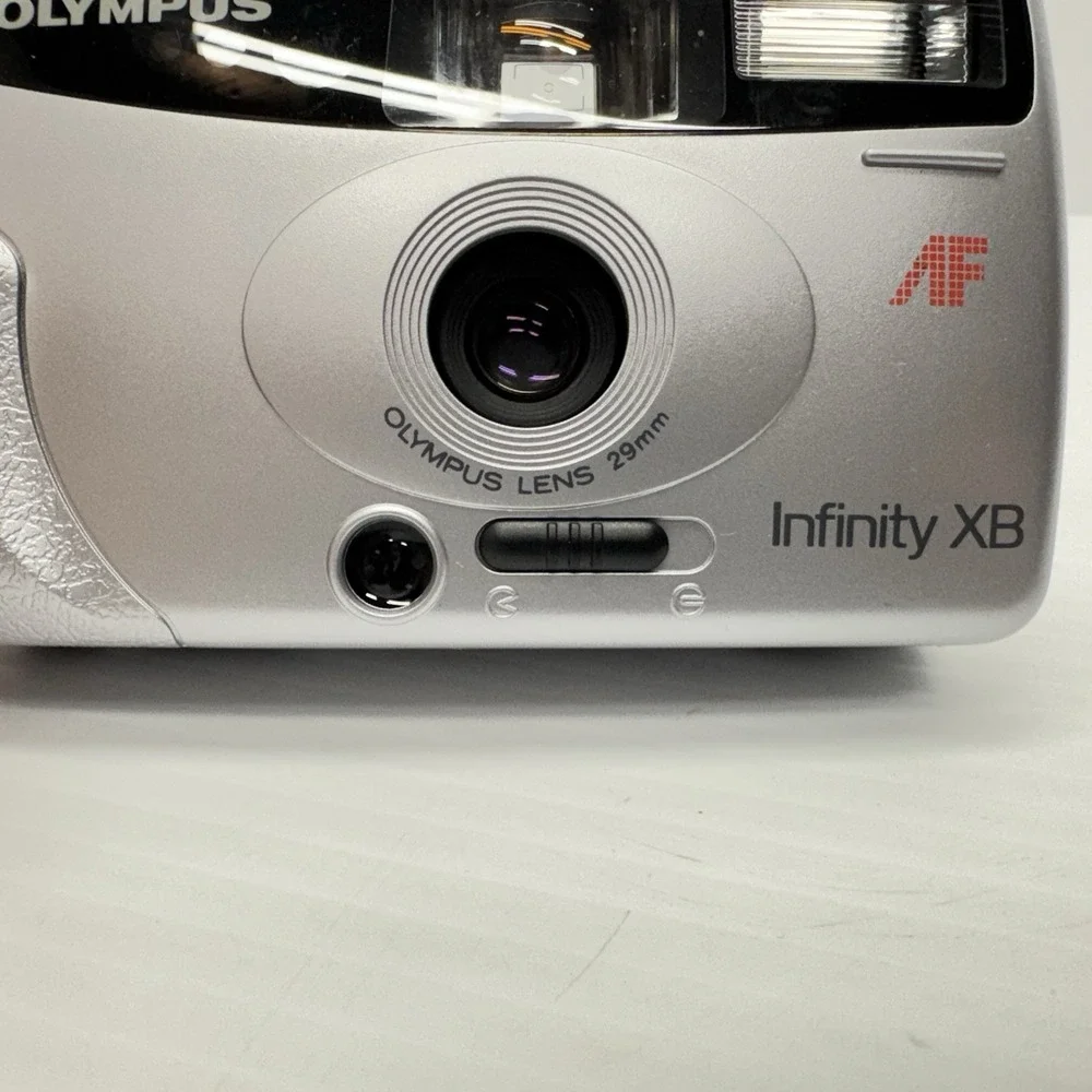 Olympus Infinity XB 35mm - Film Quartz Date Camera With Case Autofocus Tested